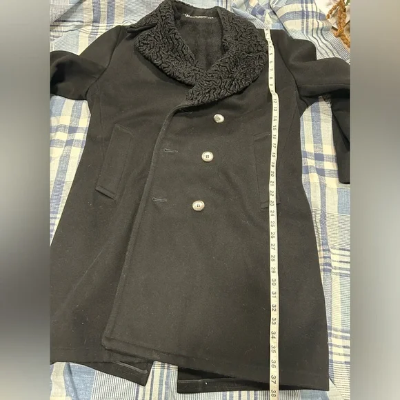 Wool coat- HEAVY Great WesternlROBITSHEK SCHNEIDER •MINNENPOLS Borg Pile - Picture 6 of 13